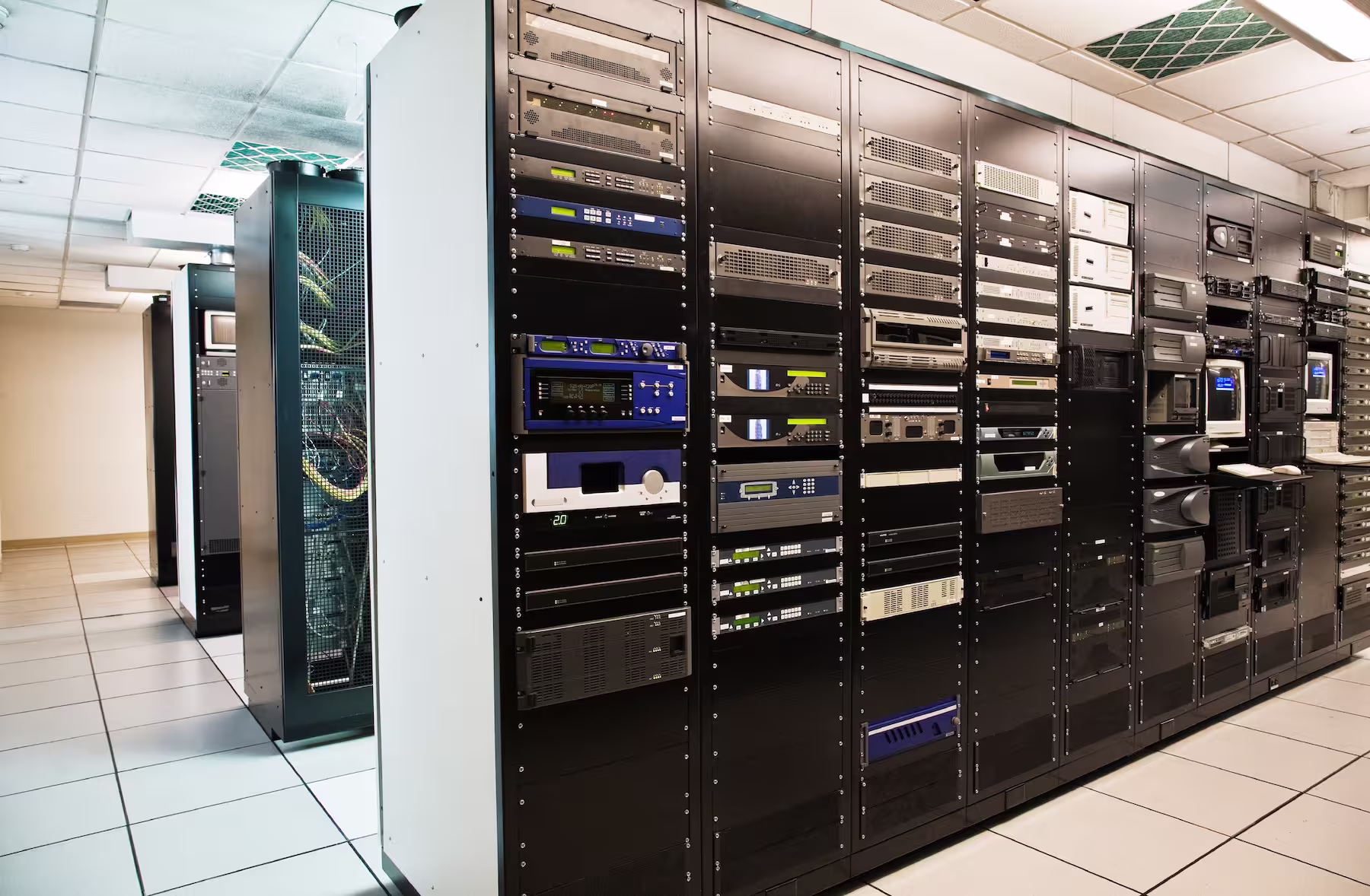 Data center server room